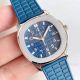 JJF Swiss Replica Patek Philippe Aquanaut Luce SS Blue Dial Watch 35mm (2)_th.jpg